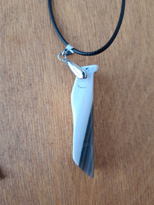 Naszyjnik z krzemieniem pasiastym