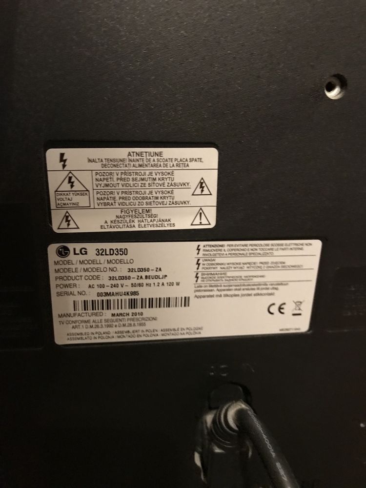 Telewizor LG 32 cale stan bd