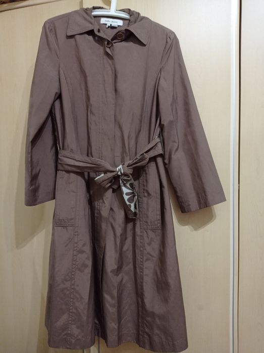 Zara Gabardine Senhora Castanho S