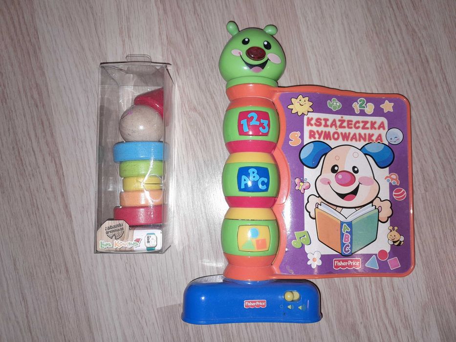 Książeczka rymowanka - Fisher Price + pajacyk