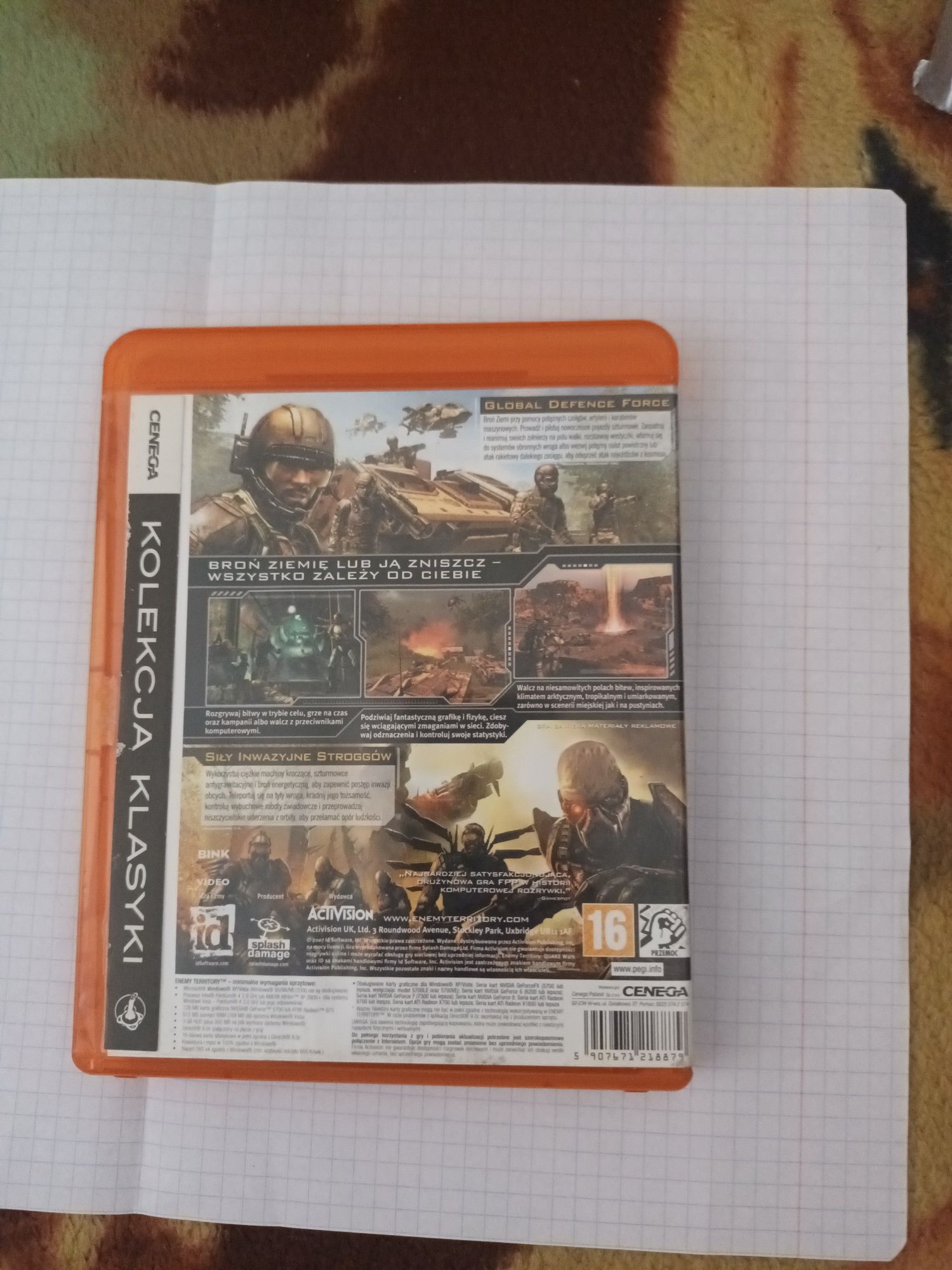 Gra Enemy Territory Quake Wars Kolekcja Klasyki