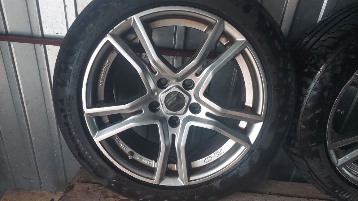 Felgi oz Adrenalina r17 plus opony Continental