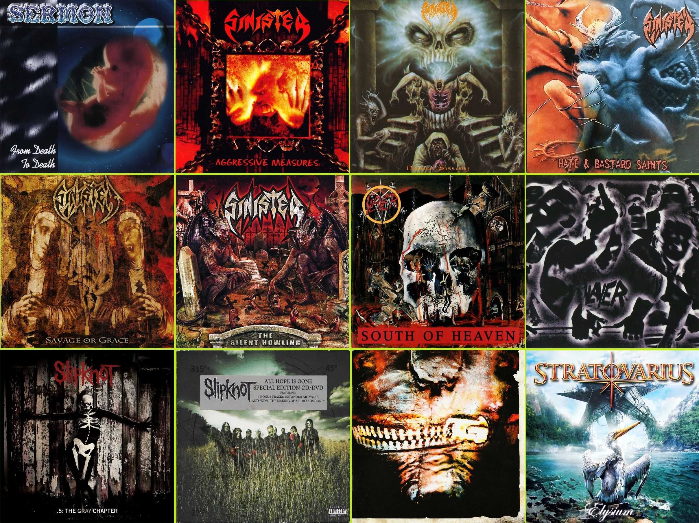 116 CDs - METAL - Muito Bom Estado