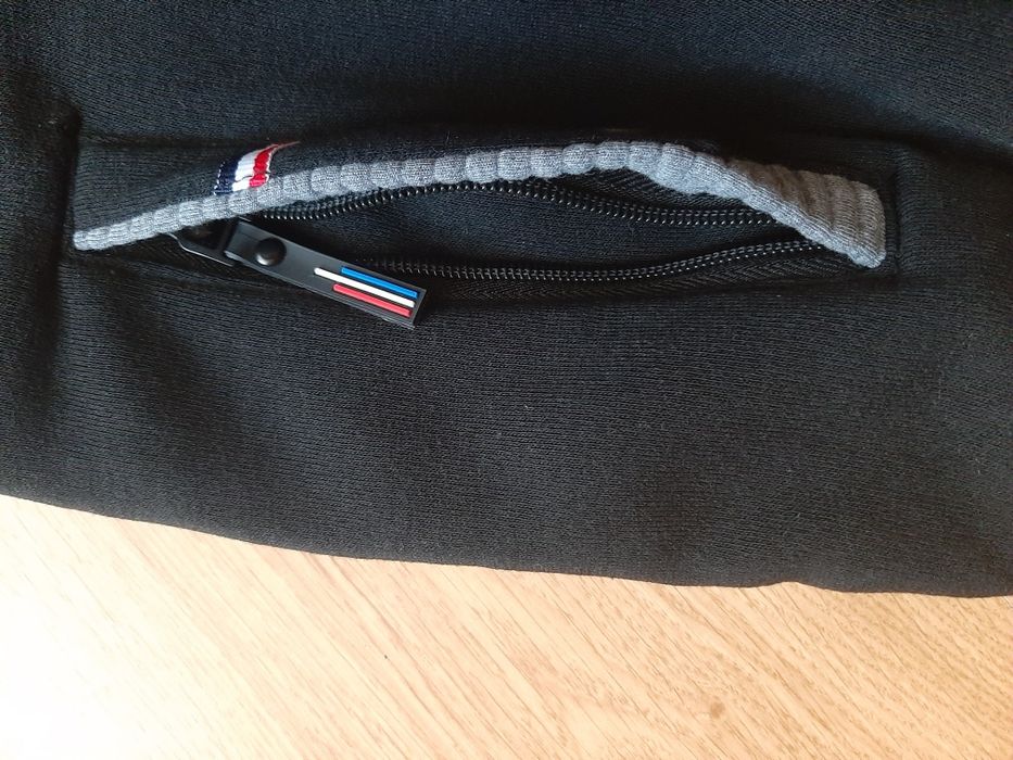 Ocieplane spodnie dresowe męskie proste nogawki