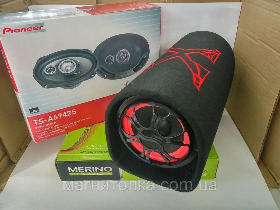 Потужний Сабвуфер на 600 Вт, активний самбуфер в машину ZX-6SUB