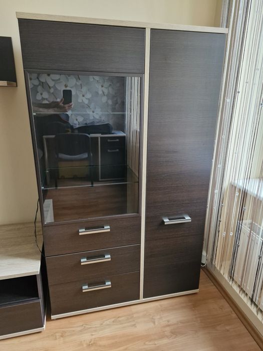 Witryna, komoda ,szafka RTV, stolik kawowy półka +zbiurko