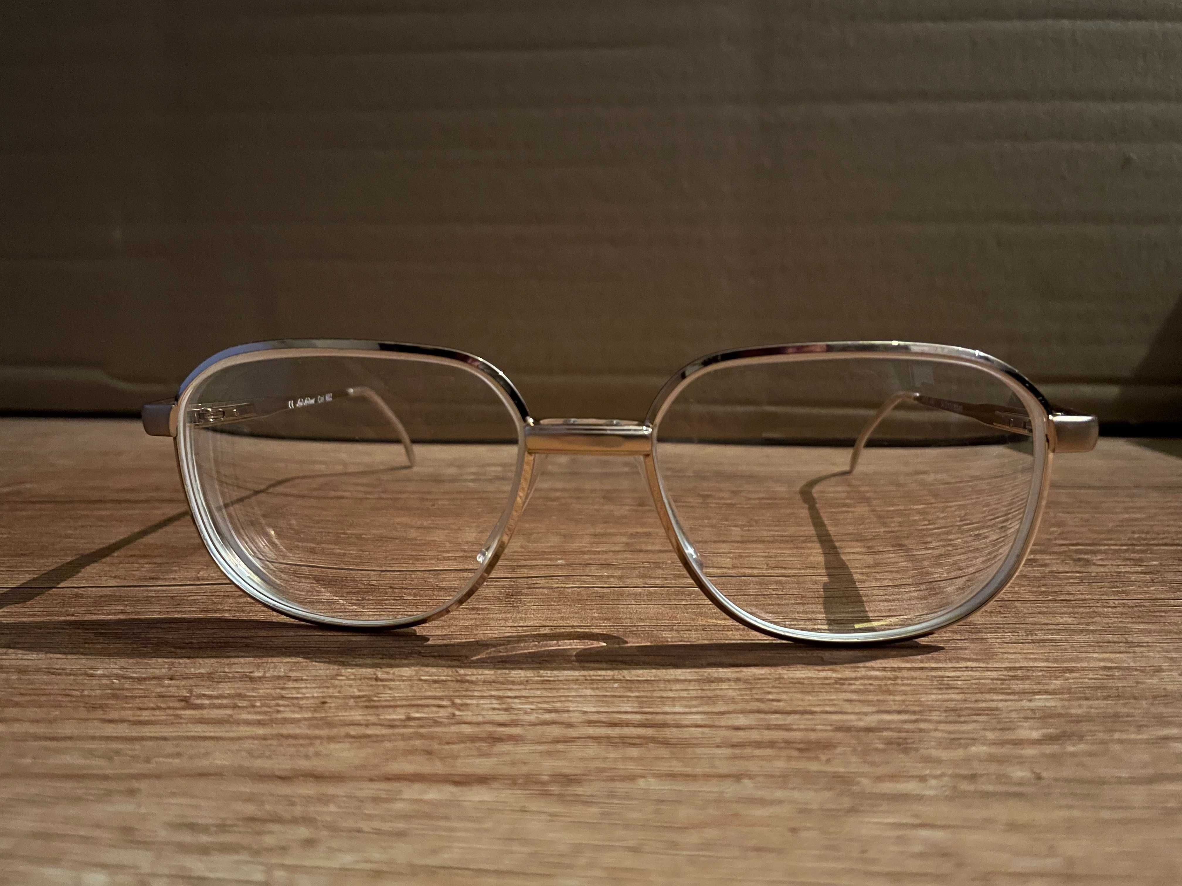 Oprawki okulary kolor złoty