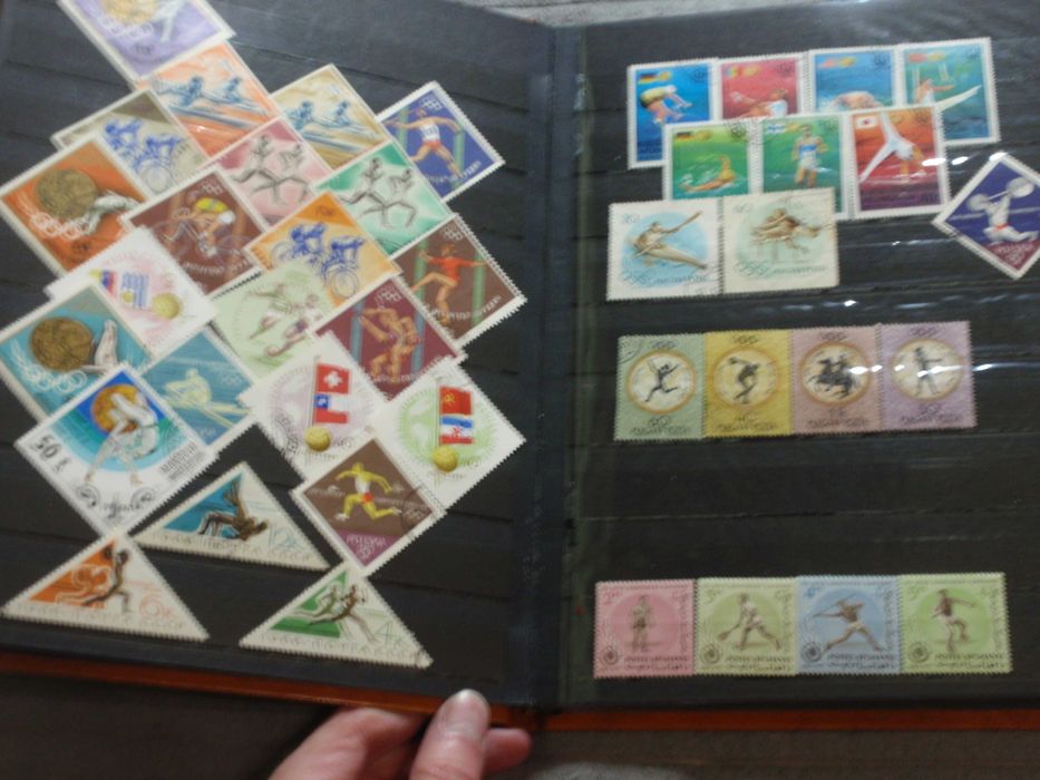 альбом с марками спорт