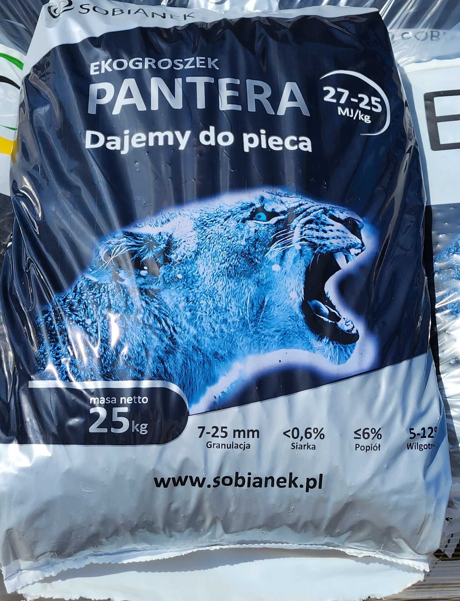 Węgiel groszek Sobianek PANTERA 25-27 MJ  Promocja Wiosenna  1480 zł