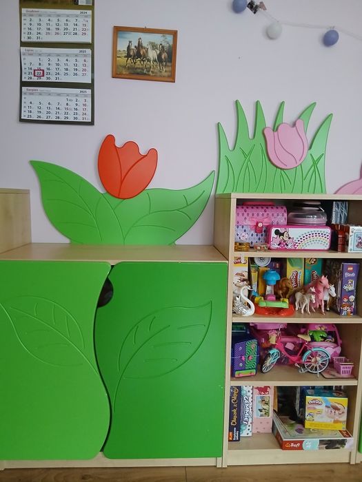 Zestaw mebli dla dziecka do pokoju / do przedszkola Novum Łąka