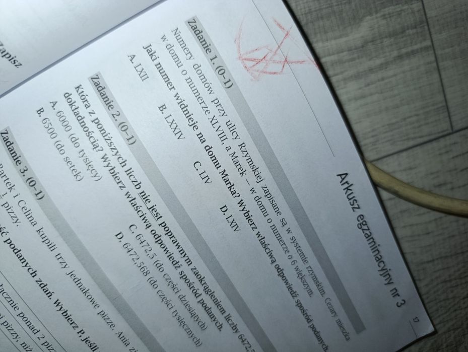 Matematyka przygotowanie do egzaminu ósmoklasisty zestaw żądań GWO