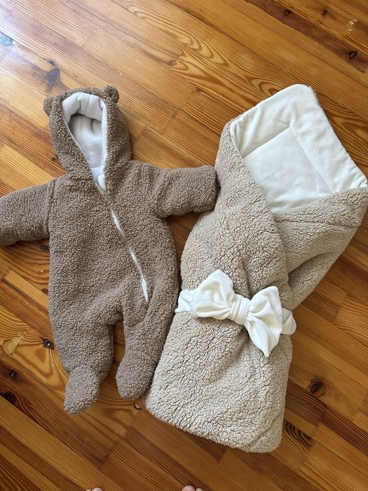 Зимовий набір конверт комбінезон на виписку