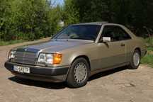 Mercedes-Benz W124 (1984-1993) 300CE, po remoncie blacharskim, nowe zawieszenie, dekory po renowacji