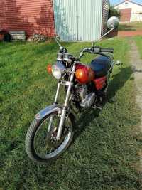 Motocykl Suzuki GN 125 w b. dobrym stanie, zarejestrowany w Polsce.