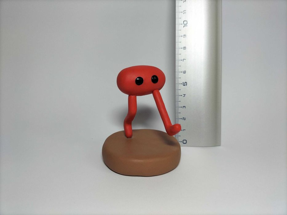 Figurka Trophy #0 Walking Piku z gliny polimerowej z gry Pikuniku