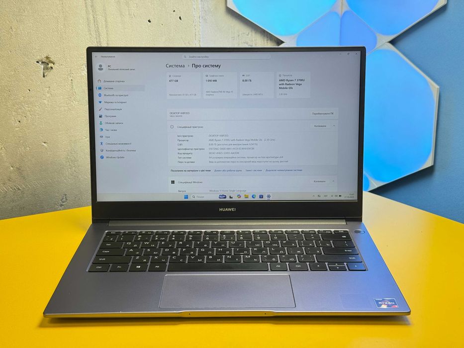 Ноутбук Huawei Matebook D 14 Gray Nbl-WAP9R (150076) Б/У З ГАРАНТІЄЮ