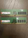 Оперативна памʼять Kingston DDR4 16GB (8+8) 2400 МГц (Kvr24n17s8/8)