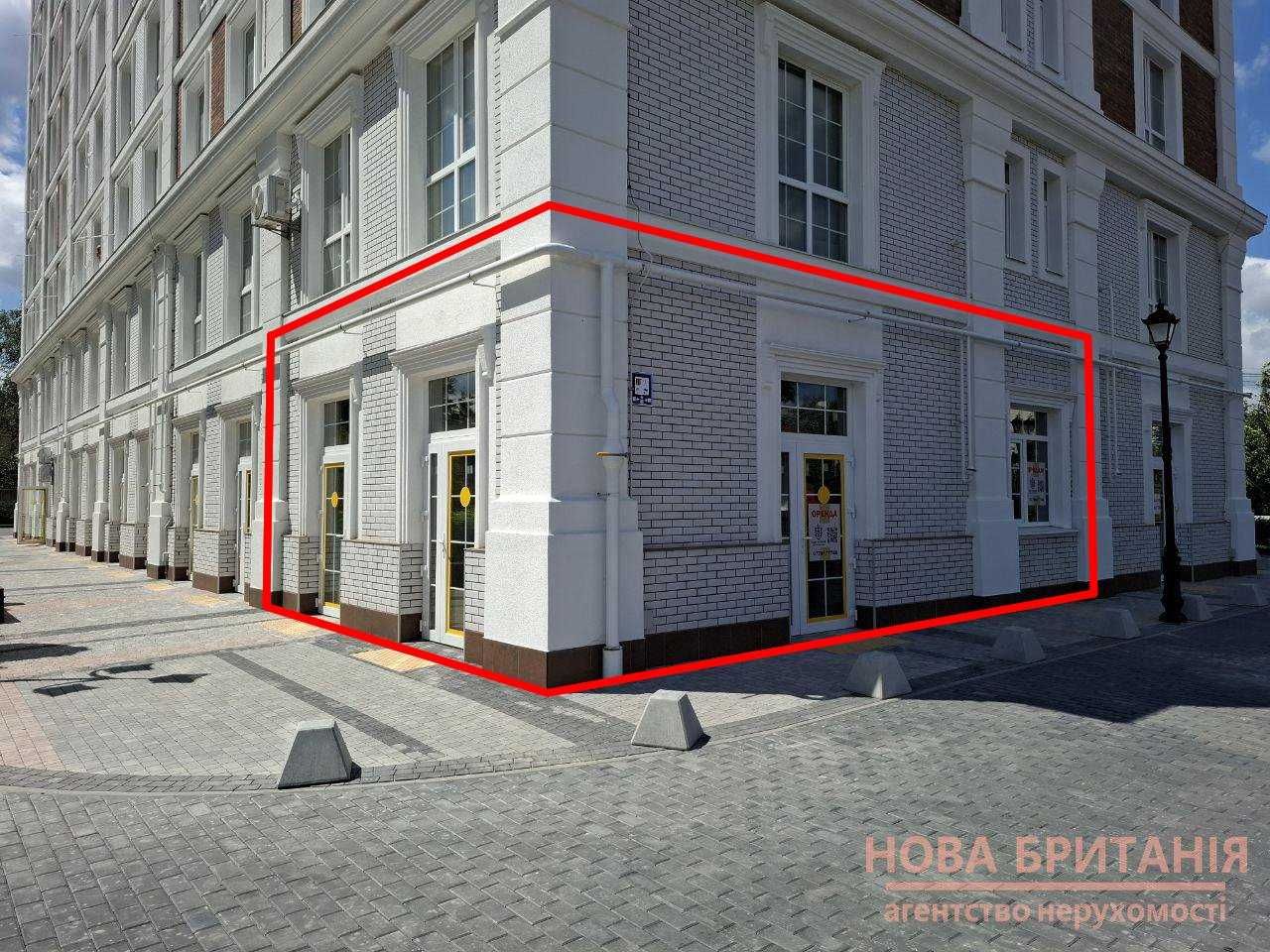 Оренда ФАСАДНОГО приміщення 45.36м²  1 поверх ЖК Оксфорд
