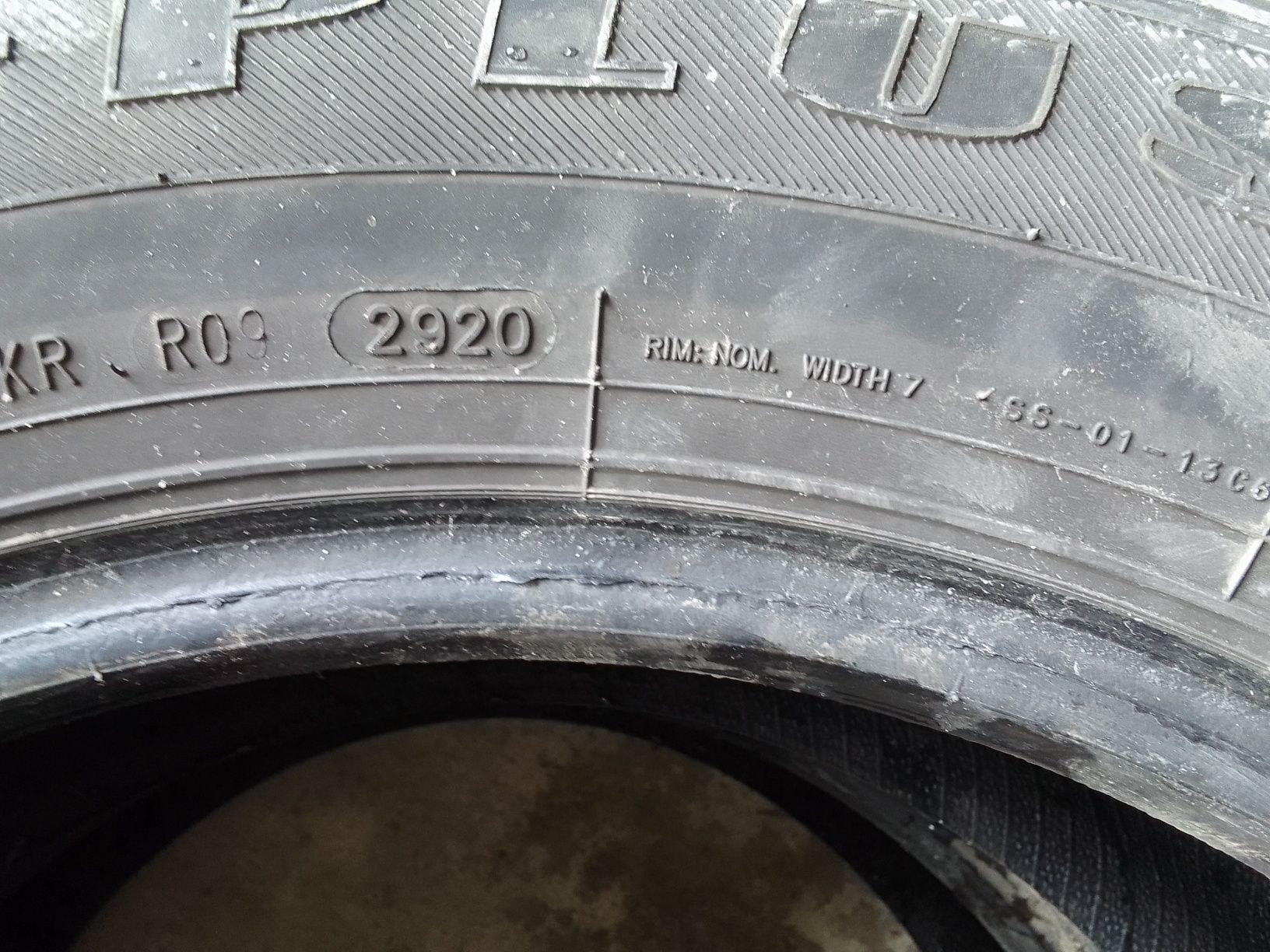 2 Opony zimowe 235/60r18 TRACMAH 2020r 6.5mm