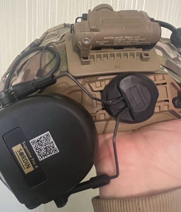 Активні навушники Sordin Supreme Pro-X Slim + кріплення ARC Rail