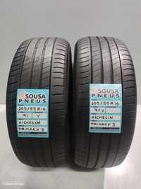 2 pneus semi novos 205-55r16 michelin - oferta dos portes 85 EUROS