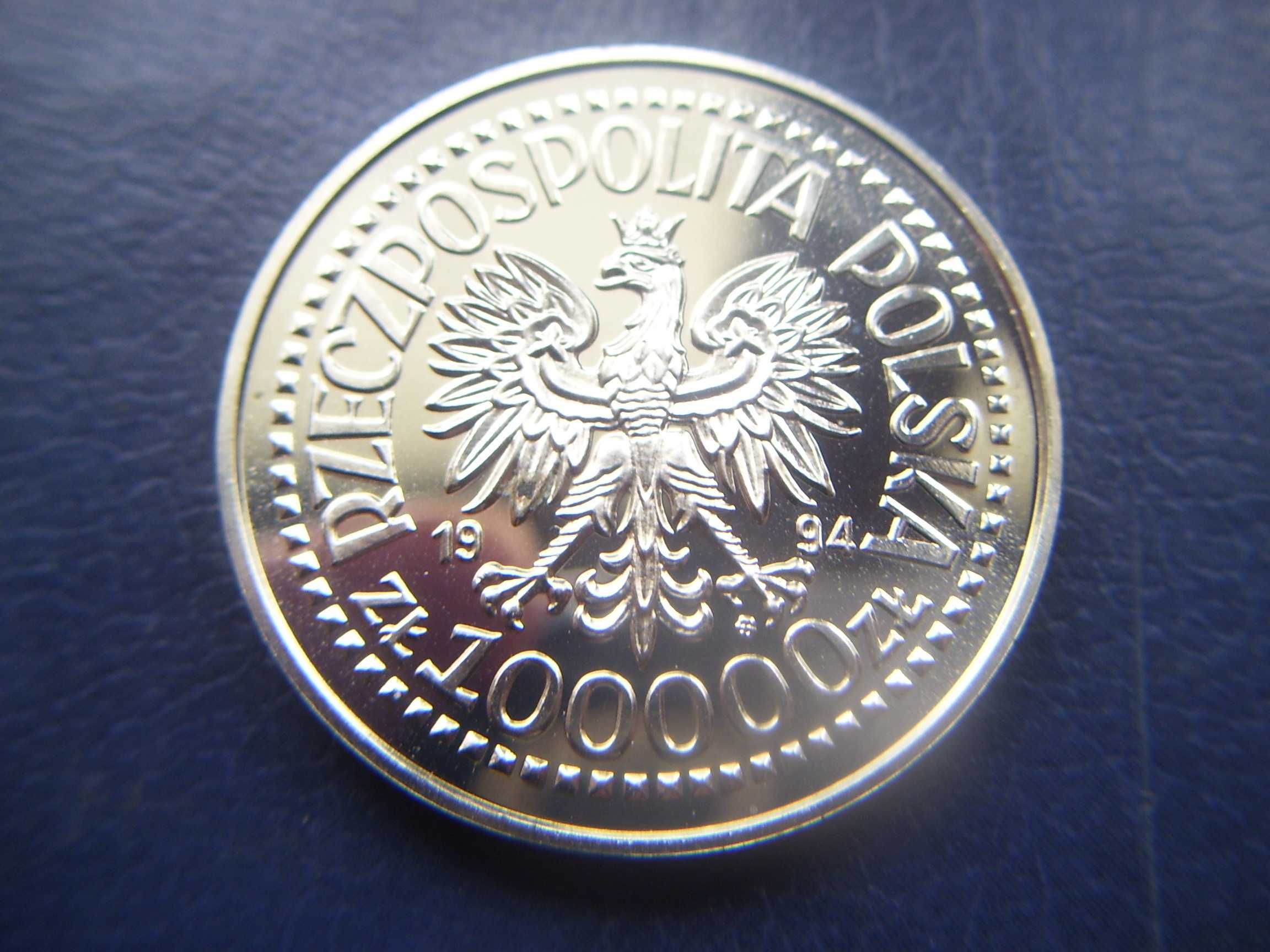 Stare monety 100000 zł 1994 Ag Powstanie Warszawskie  mennicza PRL E