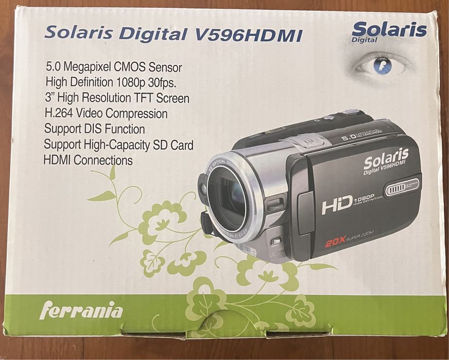 Videocámara Digital (5 Mpx, Zoom óptico de 5X, 32 MB