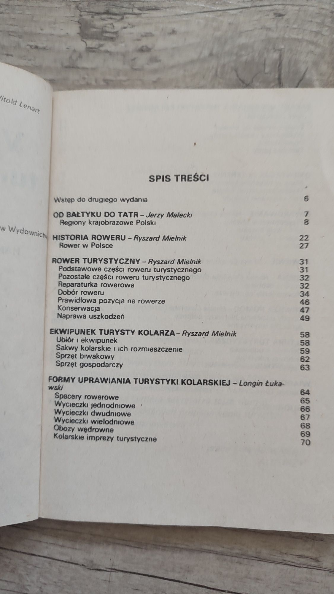 Vademecum Turysty Kolarza 1987 - PRL