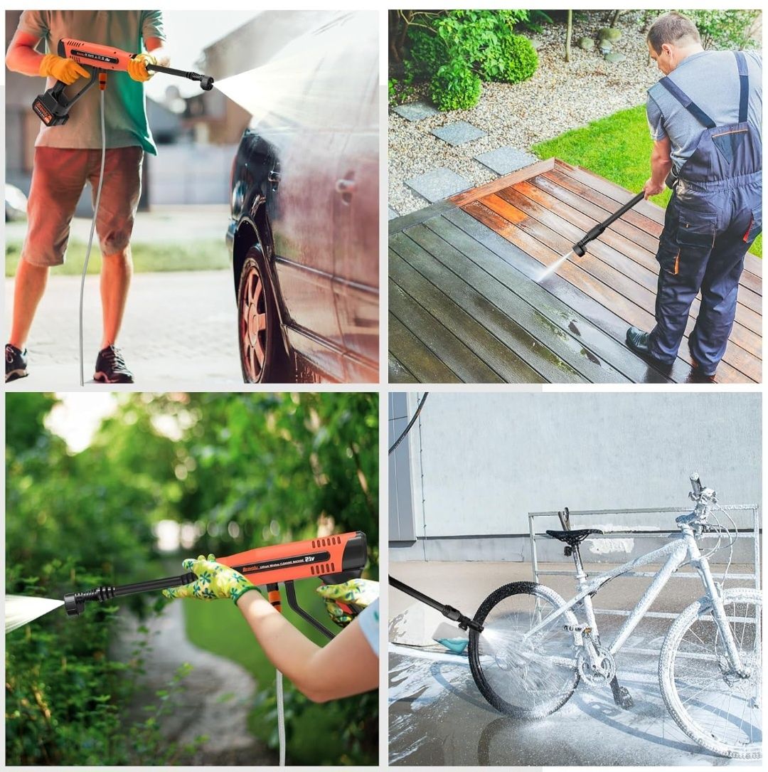 Bravolu MAX 500 PSI Mobile Myjka ciśnieniowa akumulatorowa