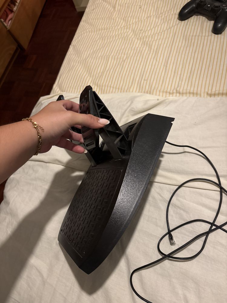 Conjunto de pedais e volante para playstation