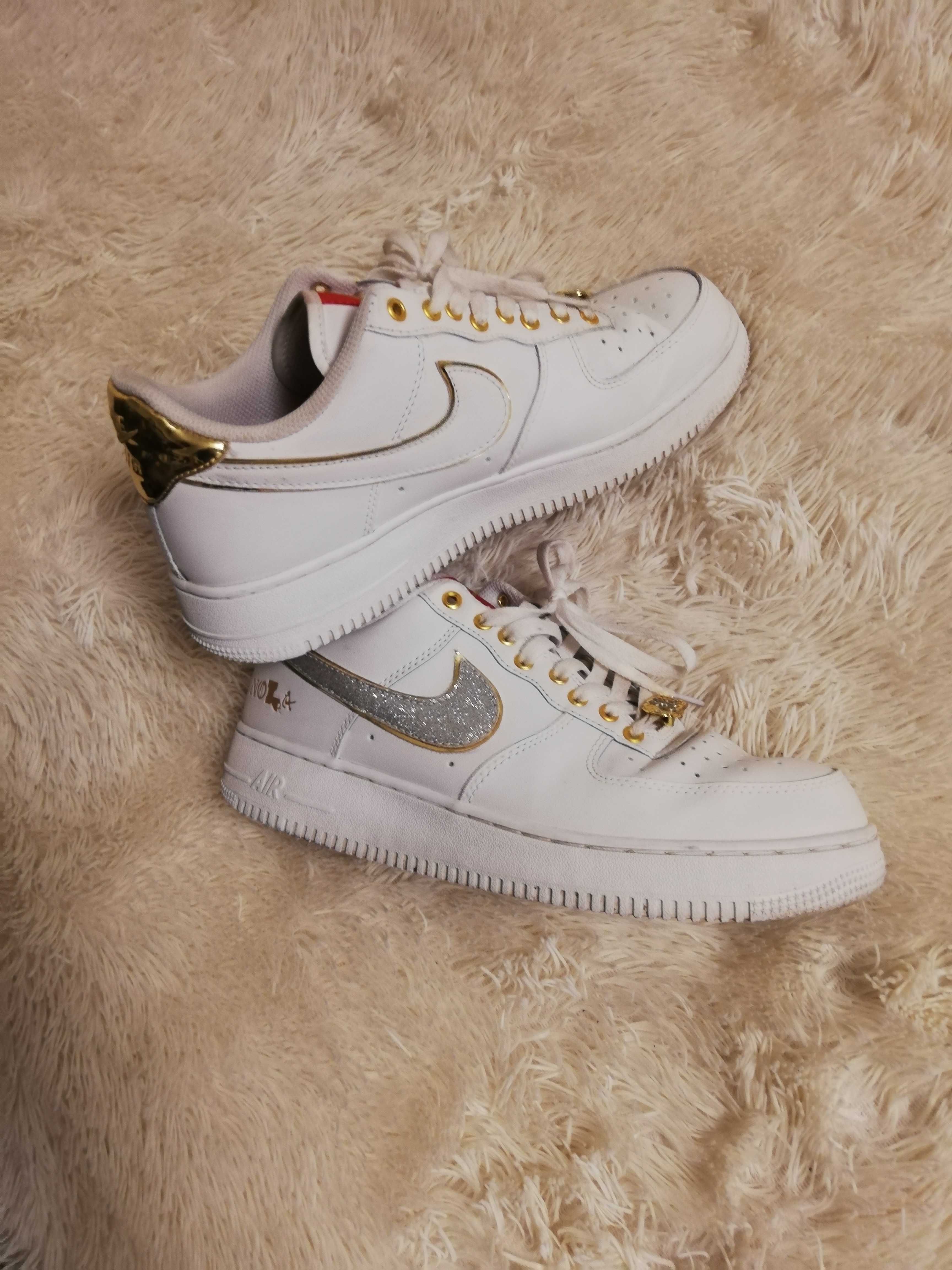 nike air force 1 nola 44 białe