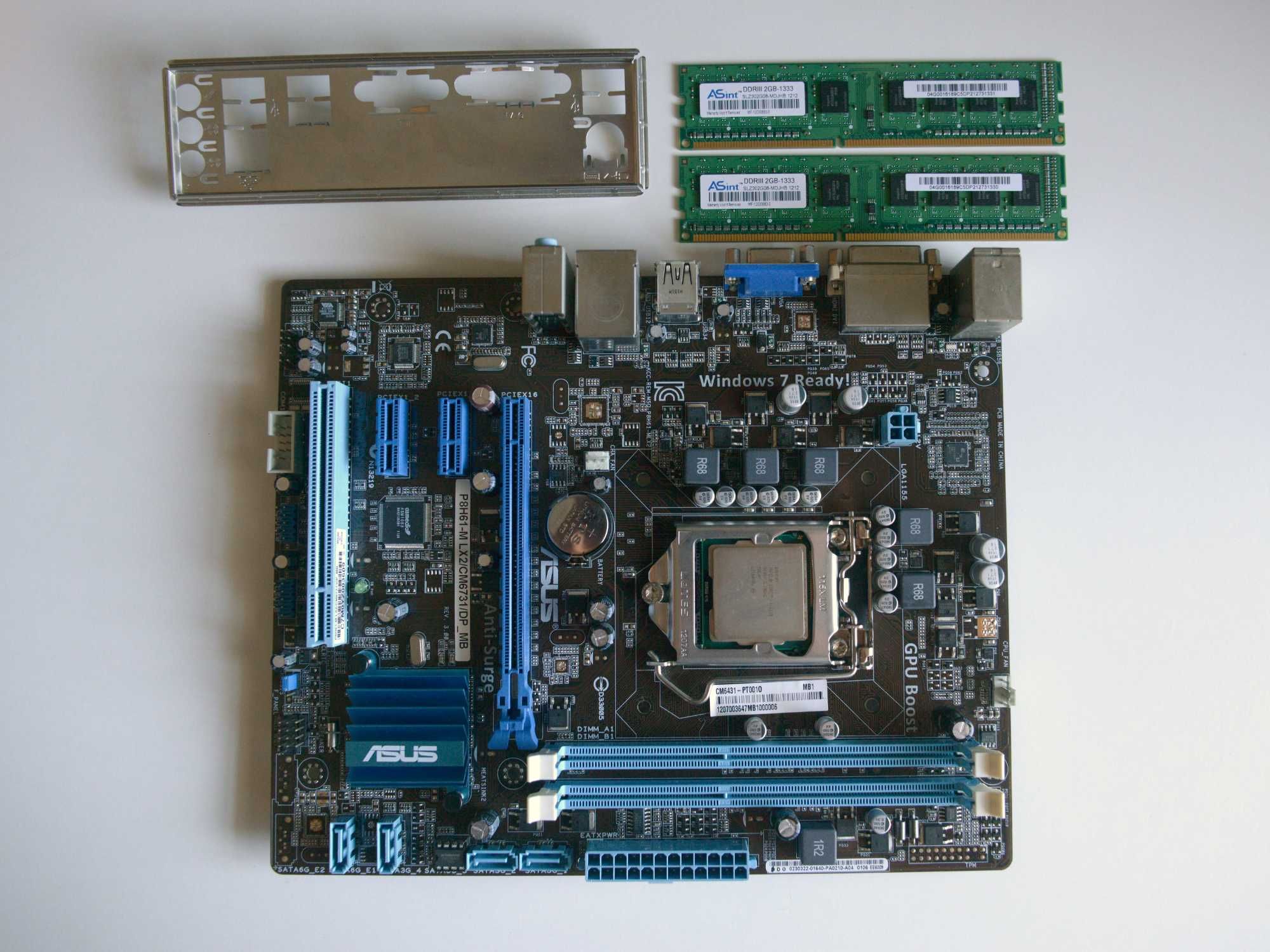 Motherboard+processador+memórias