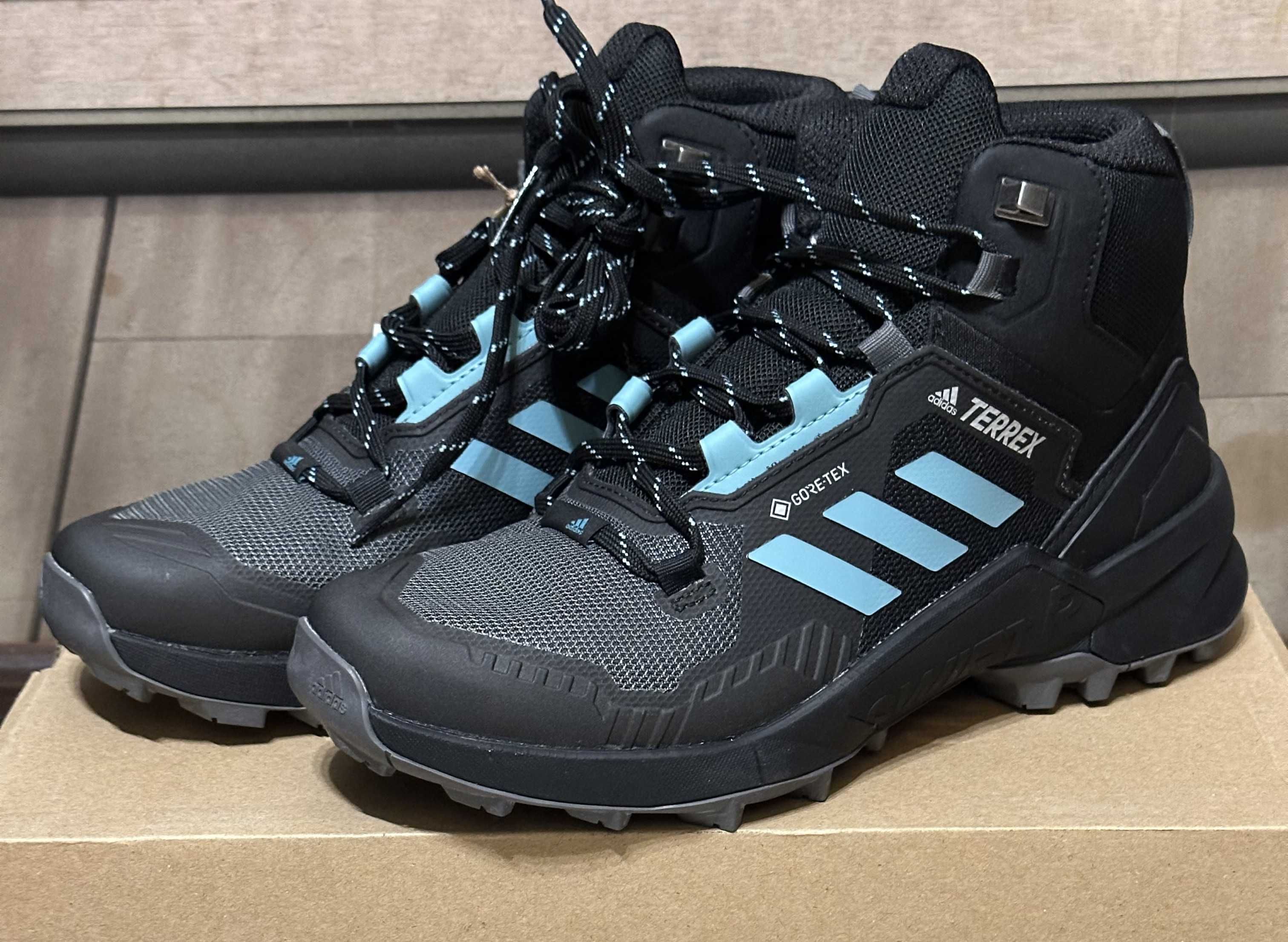 Кроссовки Adidas Terrex Swift R3 Mid Gore-Tex р.39,5/38,5-24,5 см.