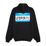 Худи VETEMENTS оверсайз черное мужское