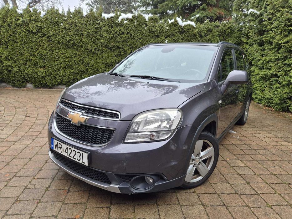 Chevrolet Orlando 1,8 Benzyna-Gaz, 7 osób.