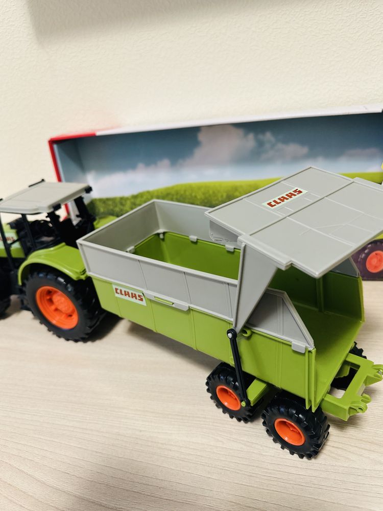 Трактор Dickie Toys Farm з причепом Claas