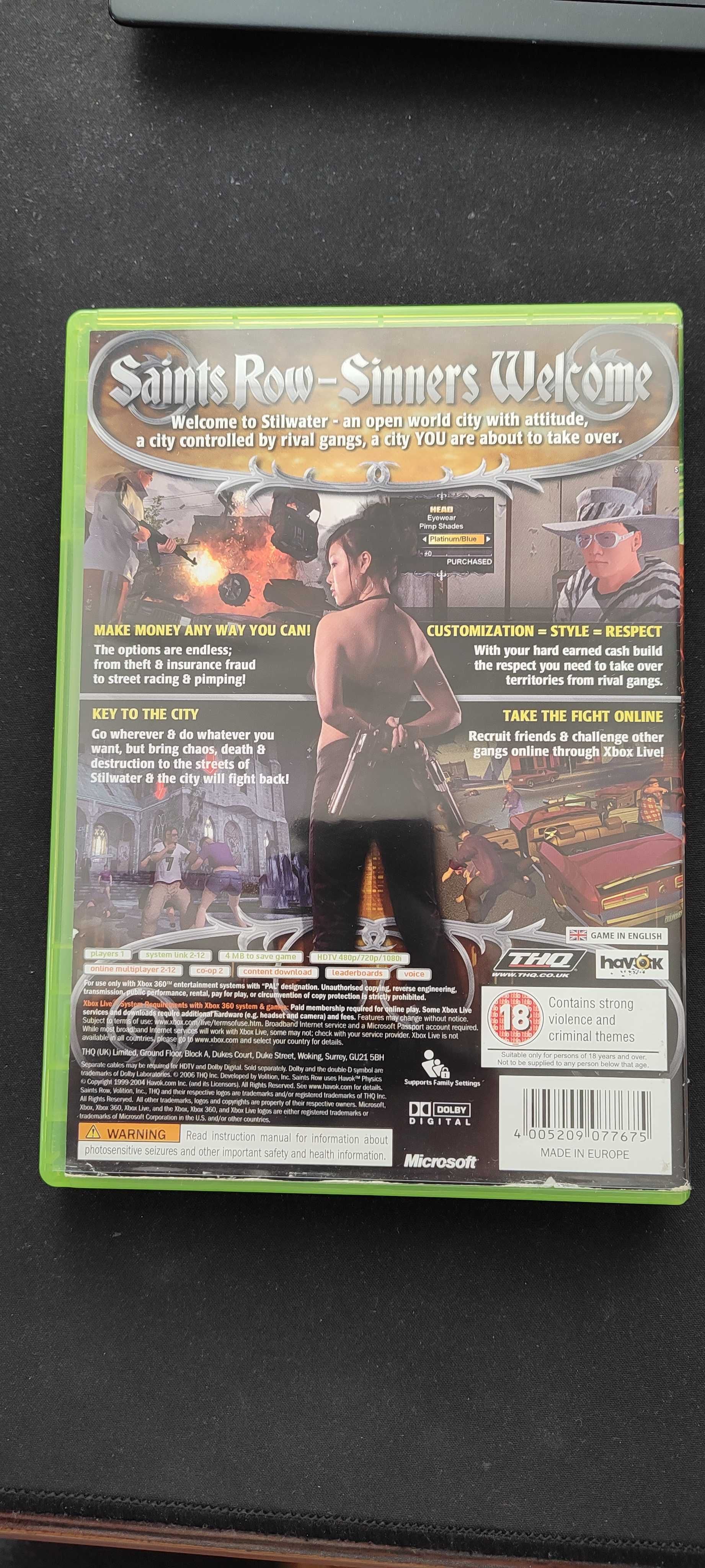 Saints Row 1 pierwszy gra na konsole xbox 360
