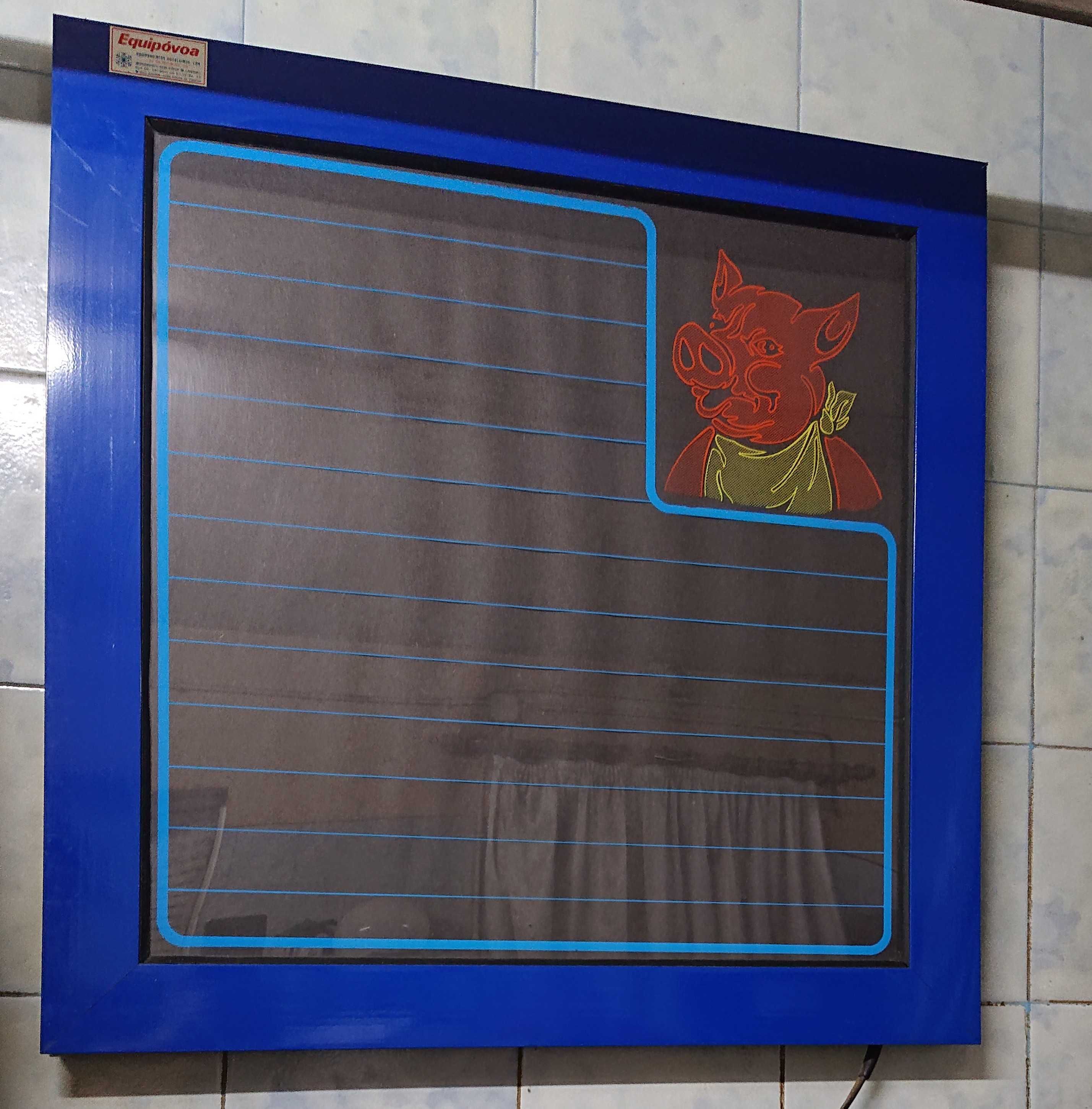 Talho - painel luminoso de preços