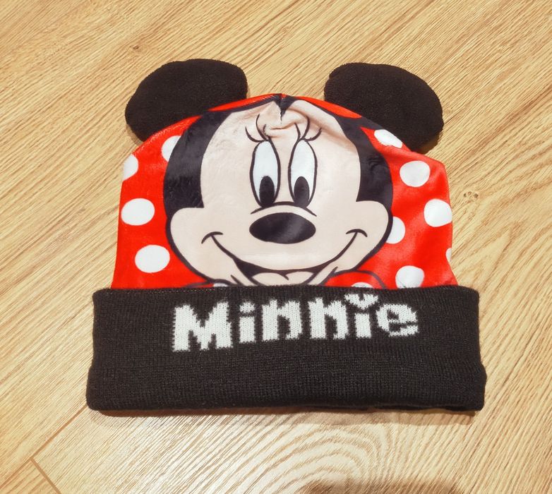 Czapka nowa zimowa polar Myszka Minnie nowa Disney