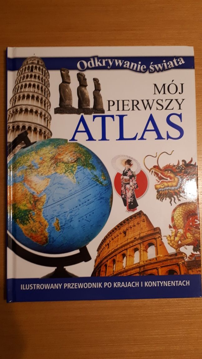 Książka dla dzieci  "Mój pierwszy atlas"