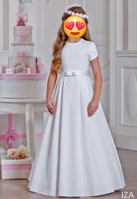 Sukienka z bolerkiem komunijna r. 140 Emmi Mariage model IZA