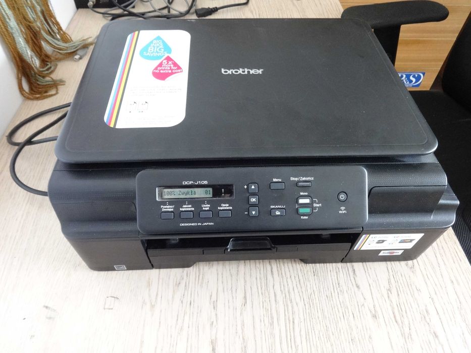 Drukarka atramentowa 3w1 Brother DCP-J105
