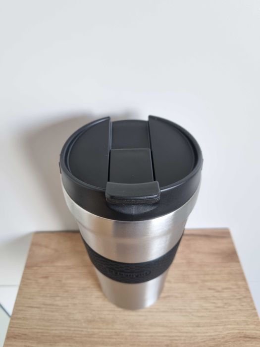 NOWY Kubek termiczny DELONGHI / pojemność 470 ml / stal nierdzewna