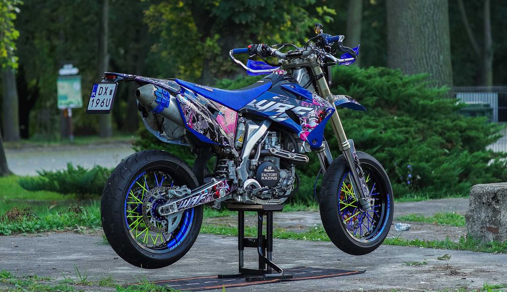Yamaha WR450F – Supermoto – 2008 r. – gotowa do jazdy