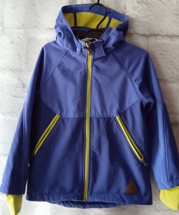 Niebieska kurtka bluza softshell H&M 6-7 lat 122cm