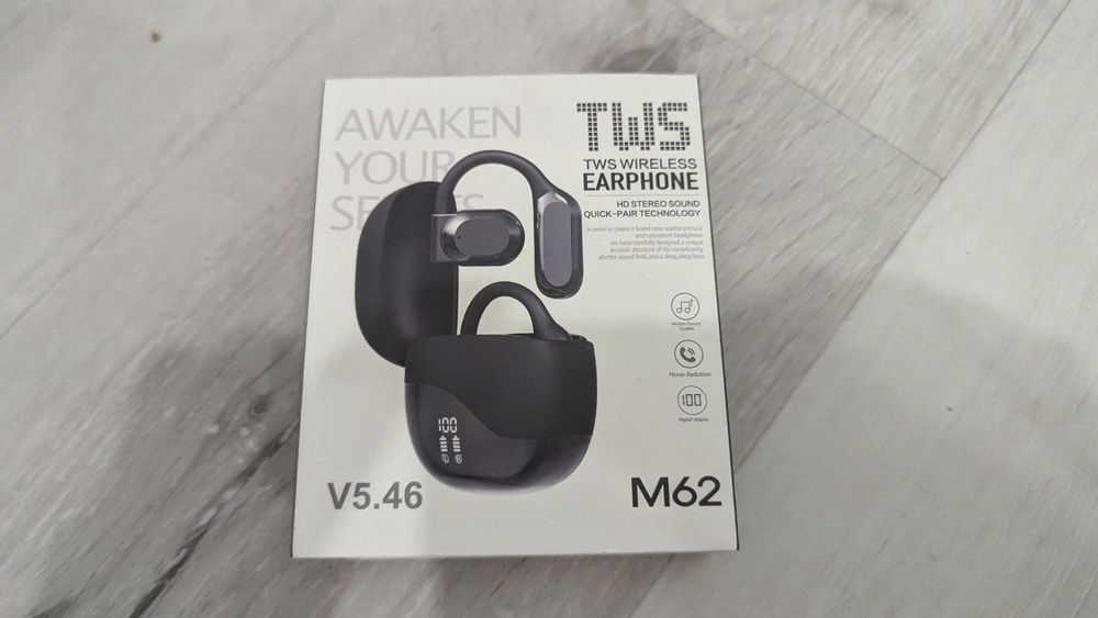 Bluetooth навушники M62 відкритого типу блютуз наушники