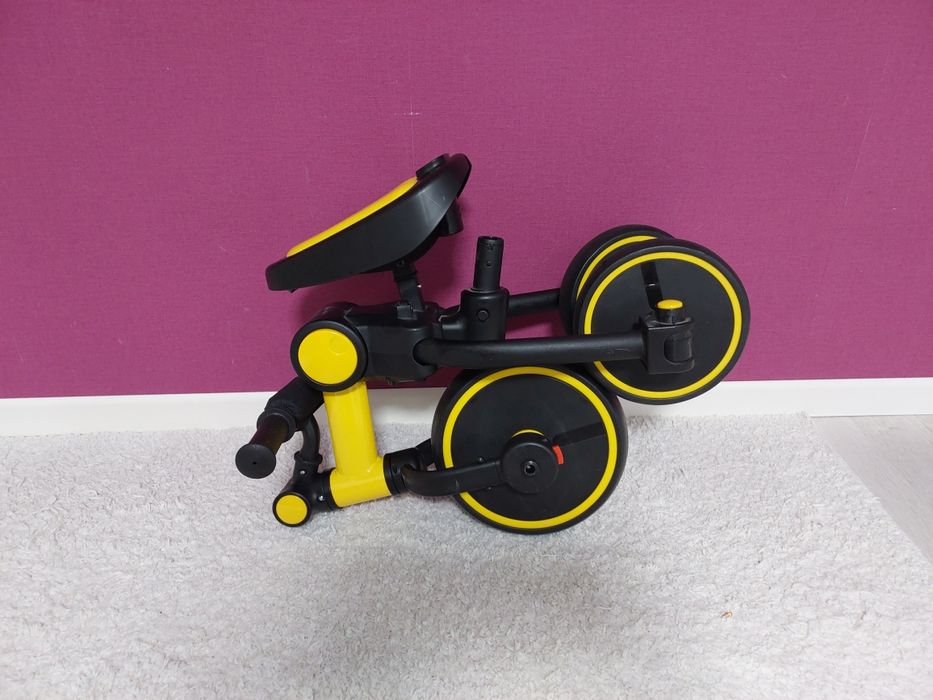 Велосипед-беговел с родительской ручкой и козырьки Mamma Mia 3в1