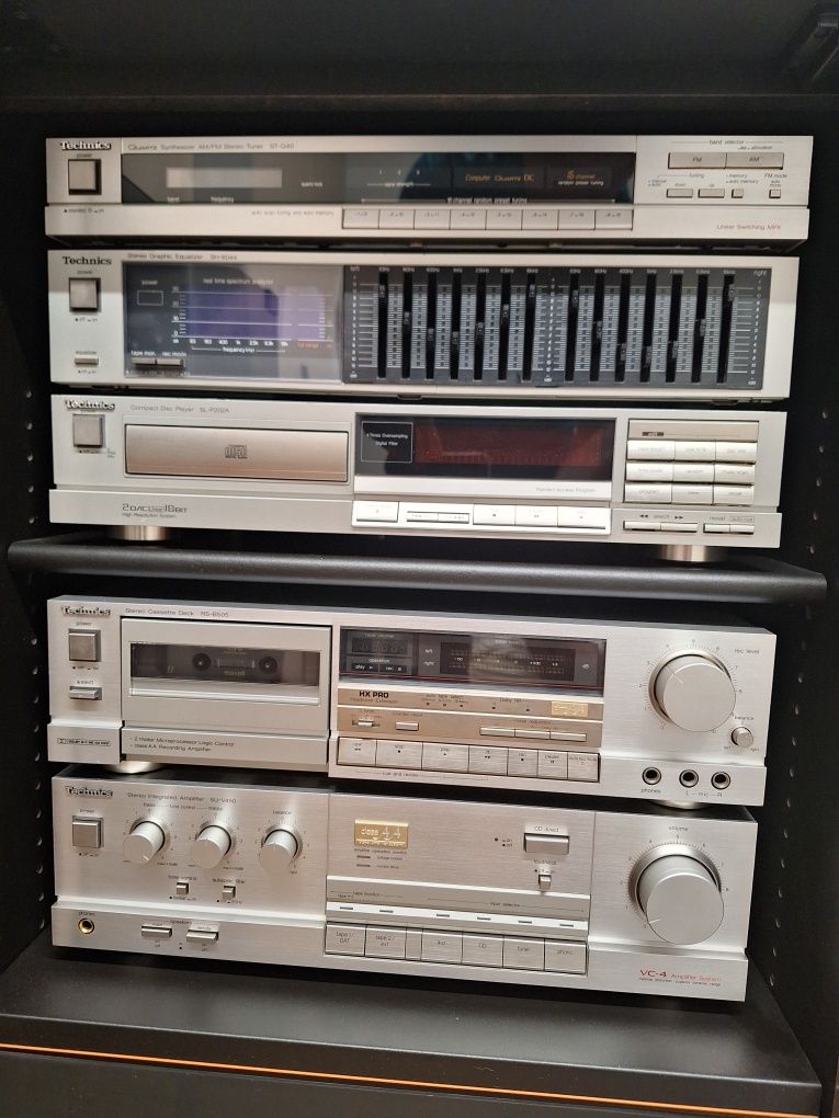 Wieża Technics srebrna