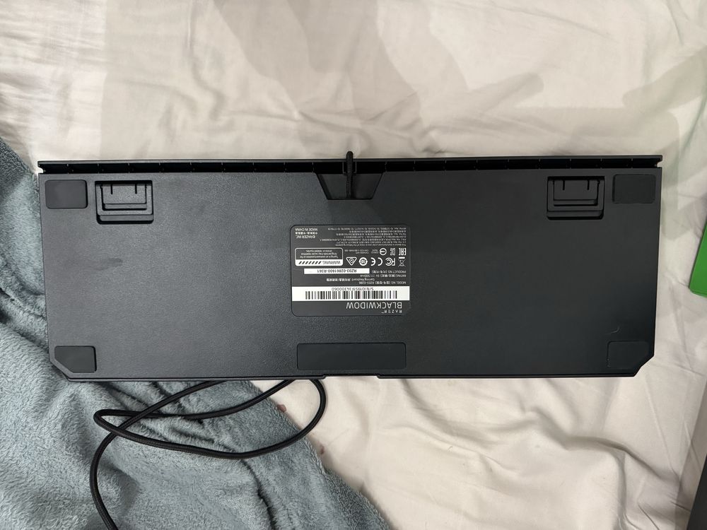 Teclado Gamer Razer BlackWidow Mecanico Switch Verde