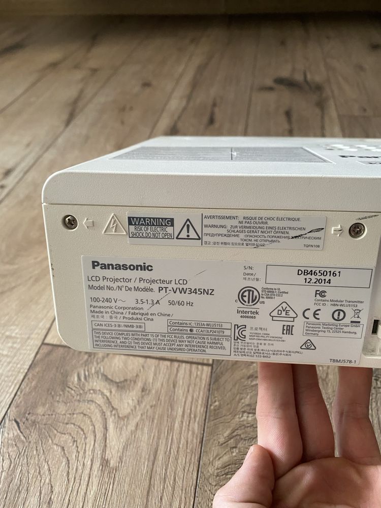 Projektor Panasonic VW345N WXGA